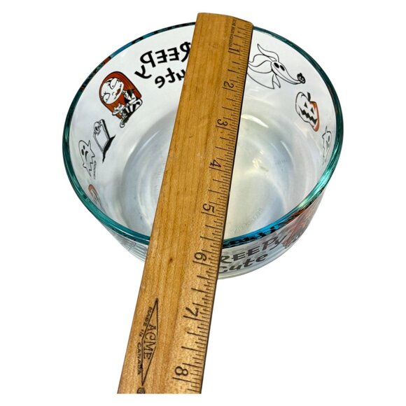 Pyrex Halloween Bowls Lot 2 Master of Fright Creepy Cute Nightmare Before Xmas - Picture 10 of 12